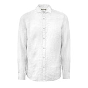 Camicia In Lino Uomo Bianco MK13003 BIANCO MARKUP 