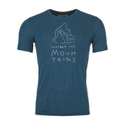 Tshirt 150 Cool Mnt Protector Uomo Petrol Blue 84055 PETROL BLUE ORTOVOX 