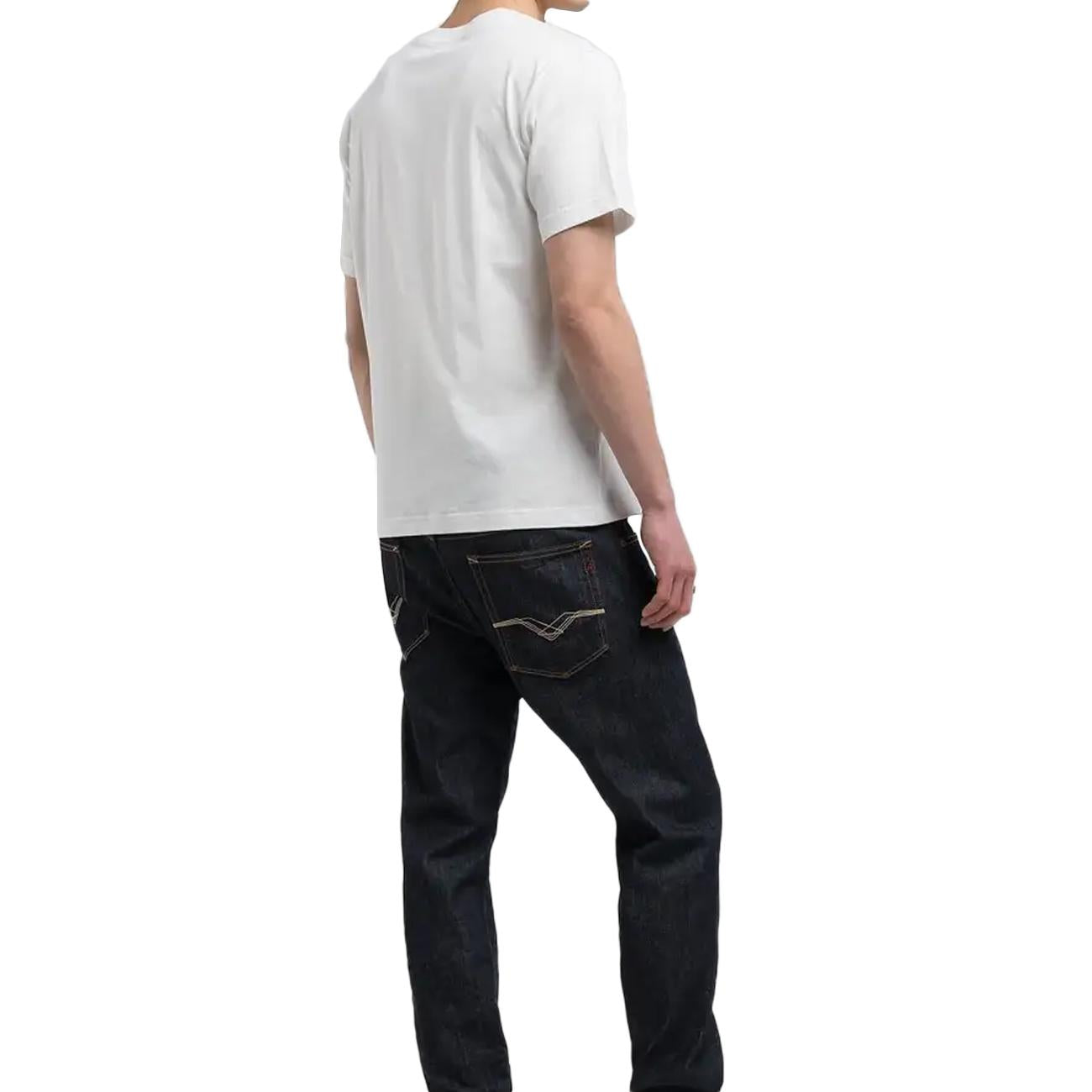 REPLAY T-Shirt Regular Fit Con Stampa Uomo Bianco M3042.000.2660 011 WHITE 