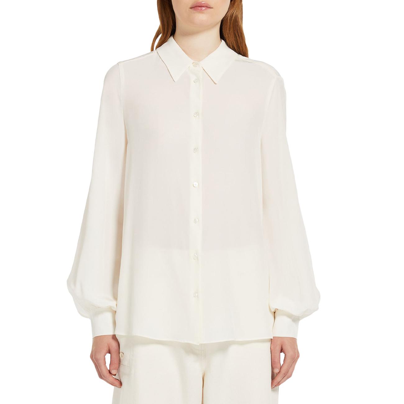 Camicia Geo Donna Off White GEO 2415111041600 001 OFF WHITE MAX MARA WEEKEND 