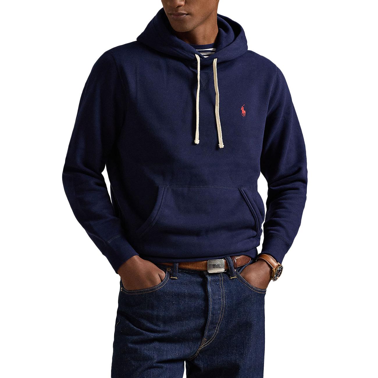 Felpa Con Cappuccio In Pile 710766778 007 CRUISE NAVY POLO RALPH LAUREN 