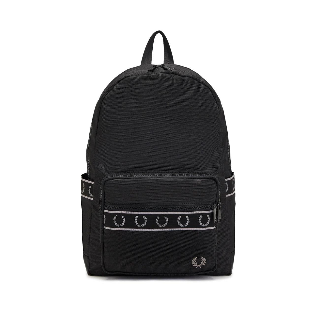 ZAINO U. CONTRAST TAPE FP L5255 102/BLACK FRED PERRY 