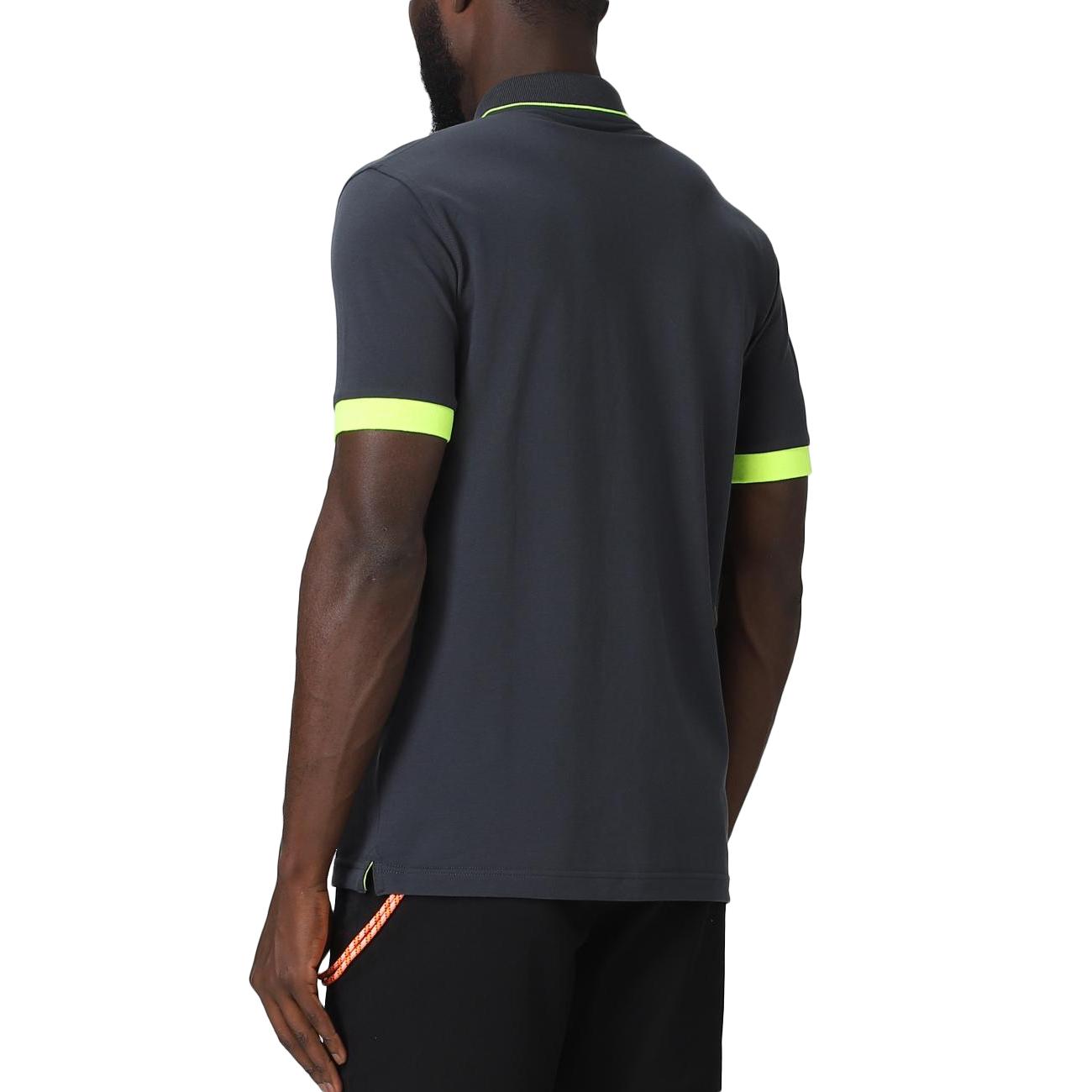 Polo Small Stripes Fluo Uomo Inchiostro A33120 99/INCHIOSTRO SUN68 