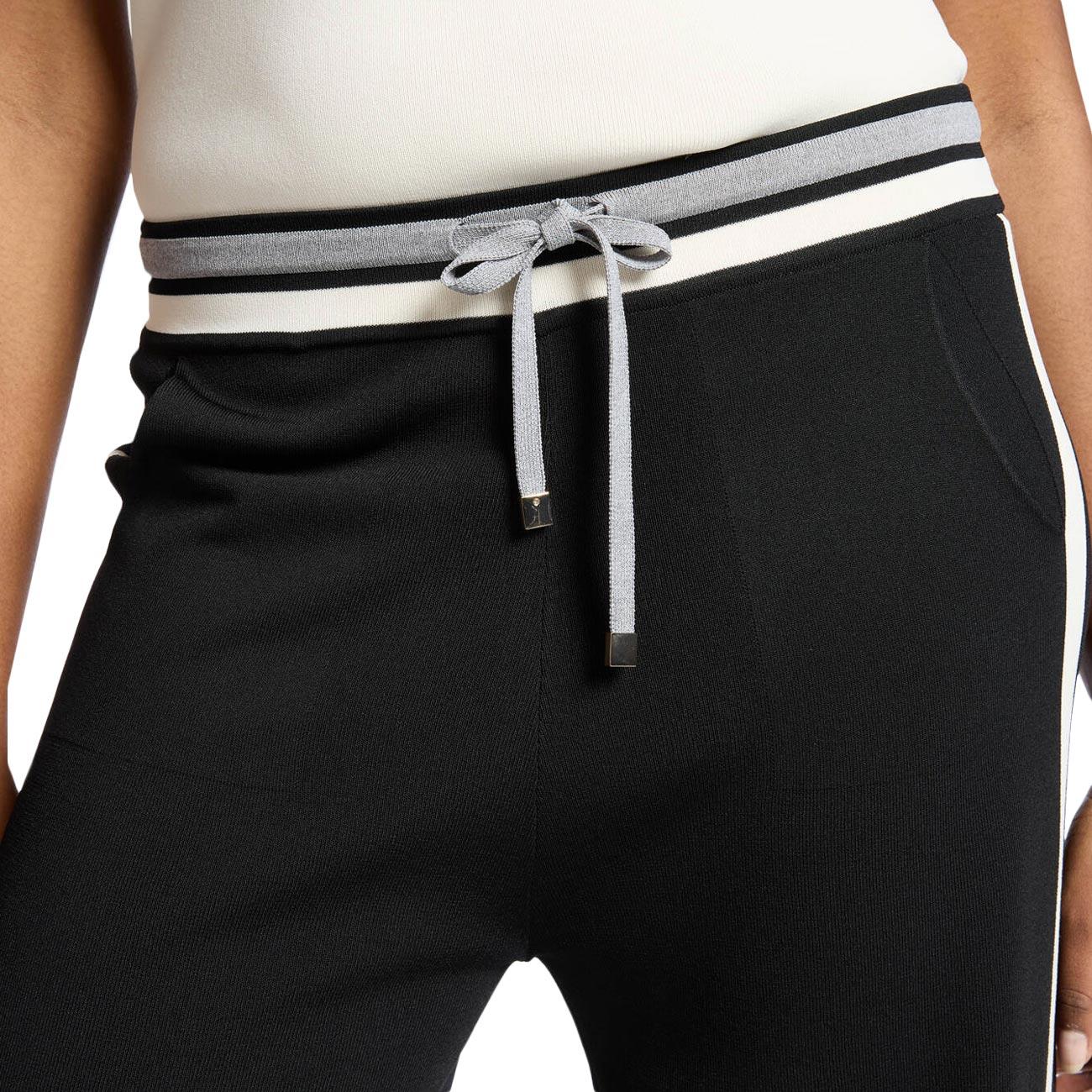 Pantaloni Palazzo Misto Viscosa P622Z000149N B3 NERO/JUTA/GRIGIO ELENA MIRO' 