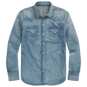 Camicia Western In Denim Slub 710703936 001 RL WESTERN POLO RALPH LAUREN 