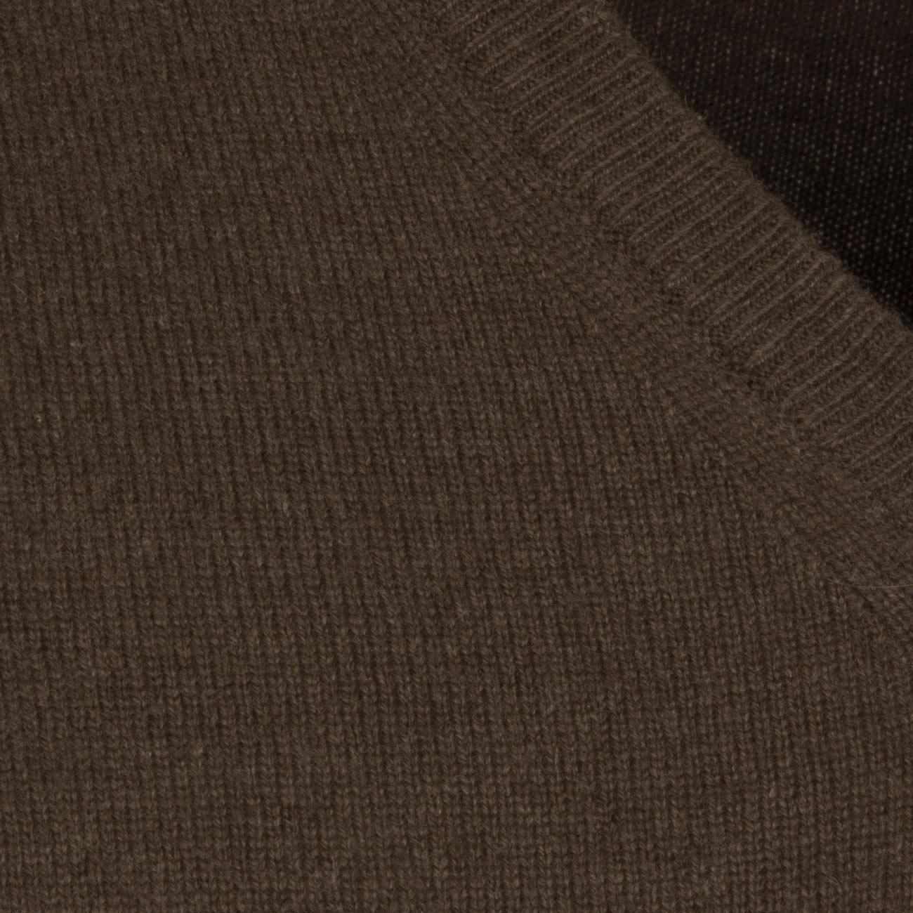 Maglia U. Scollo V Puro Cash Della Ciana X Mascheroni 87153 7291 MARRONE DELLA CIANA 