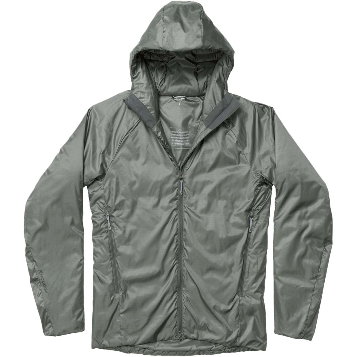 GIACCA U. IMPERMEABILE C/CAPP + F/ZIP HOUDINI 820007 207 GREENESS HOUDINI 