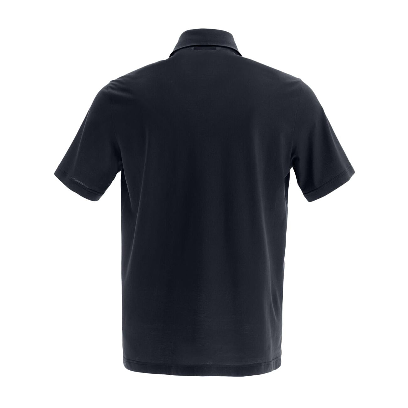 Polo Crepe Uomo Blu JPL00115U52005 9200 BLU HERNO 