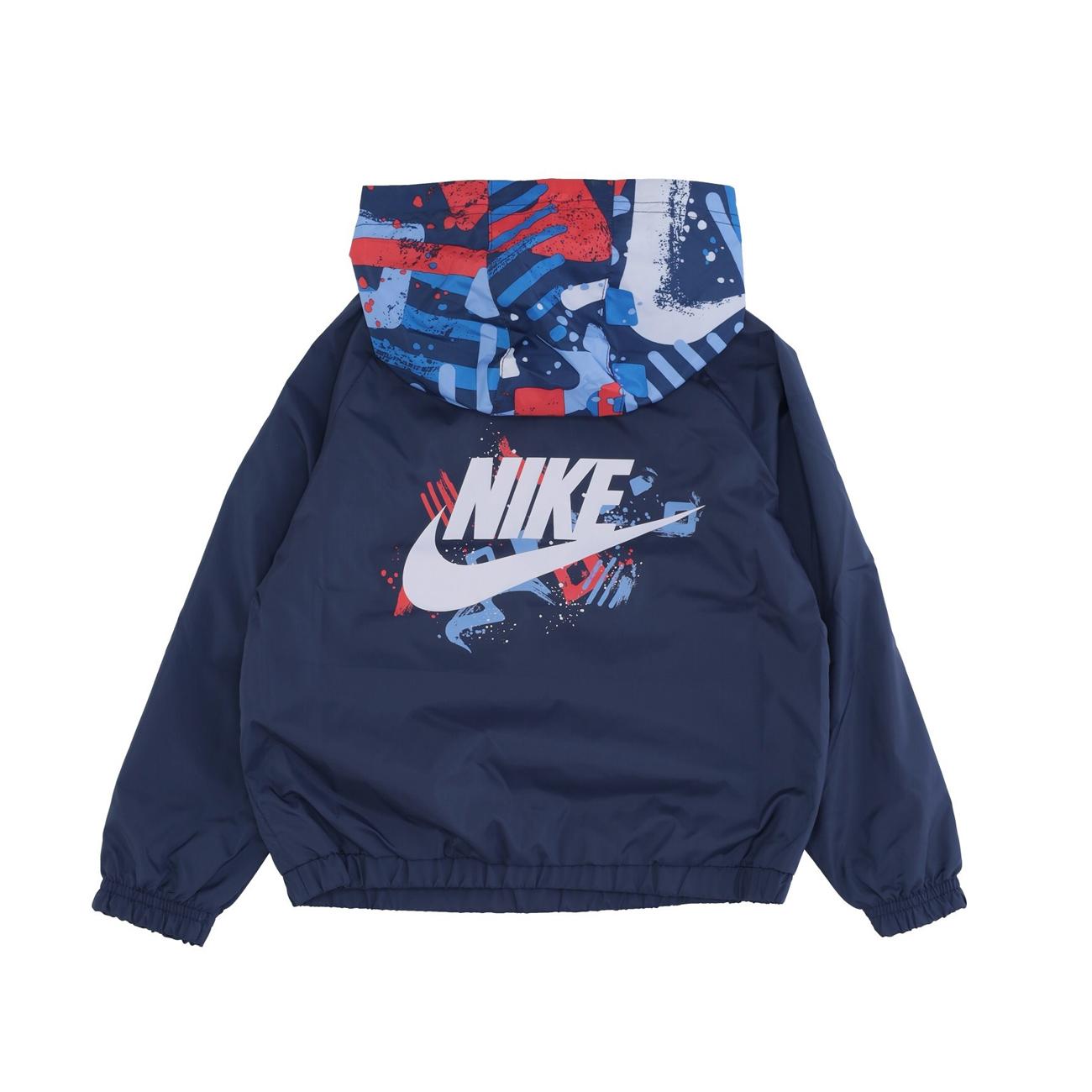 Felpa Con Cappuccio Bimbo Midnight Blue NK/86J187 U90MIDNIGHT BLUE NIKE 