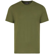 T-shirt Zole 02 In Piquet Stretch Di Cotone E Seta PEU5470 99012182 471 VERDE MILITARE PEUTEREY 