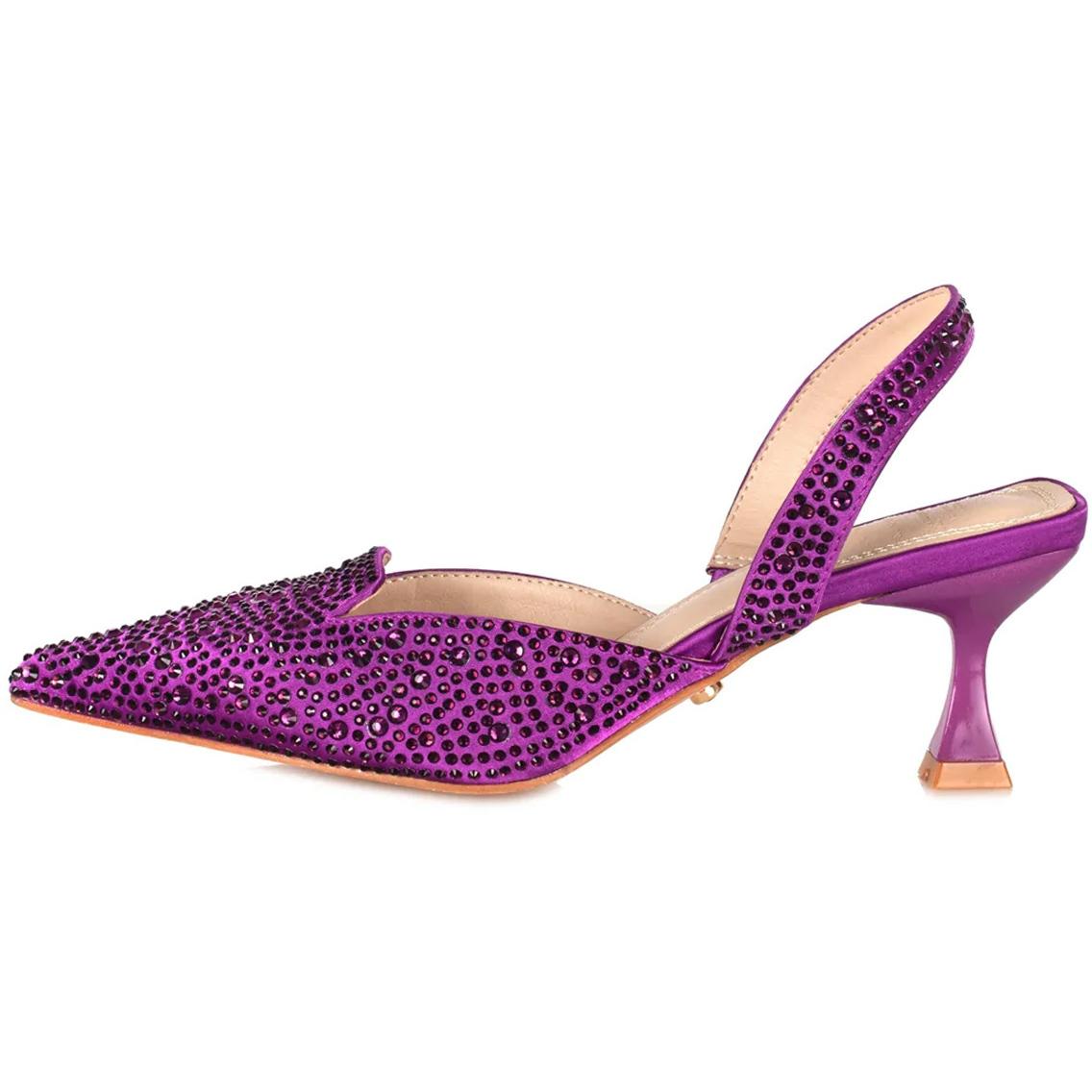 SCARPA D. FAFNIR VIOLA SLINGBACK C/SWAROWSKY TWENTY FOURHAITCH SH63VIO VIOLA TWENTYFOURHAITCH 