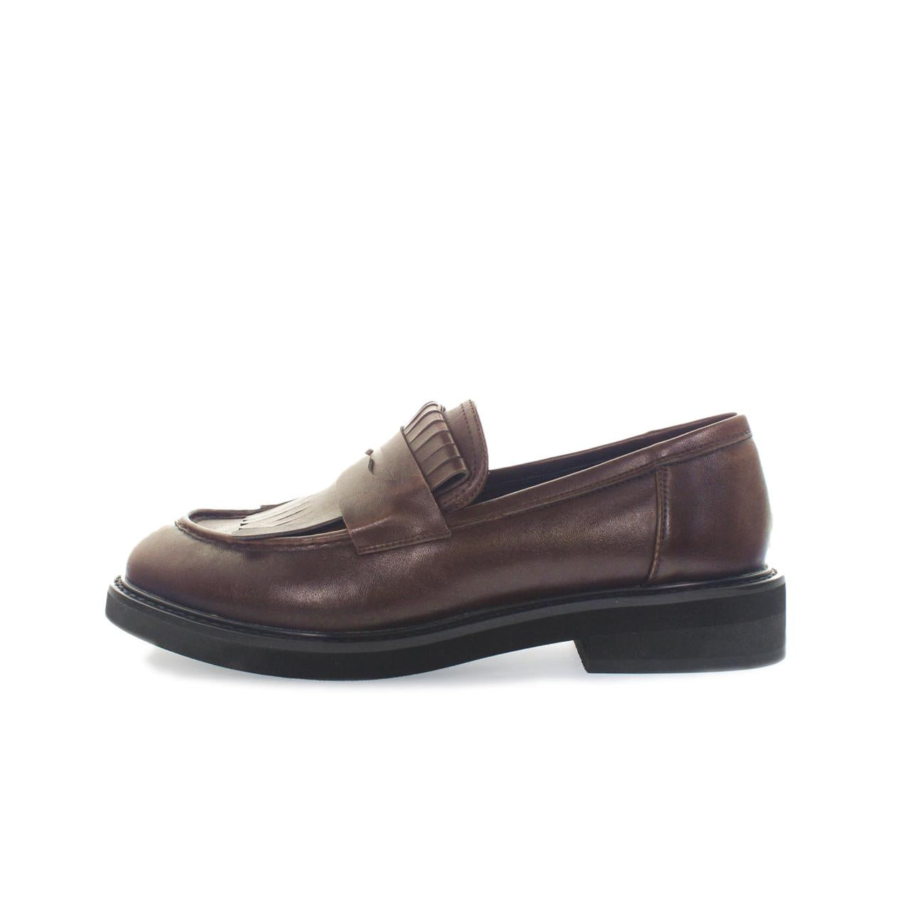 Mocassini Siena Con Frangia Donna Testa Di Moro 8301 TESTA DI MORO KHARISMA 