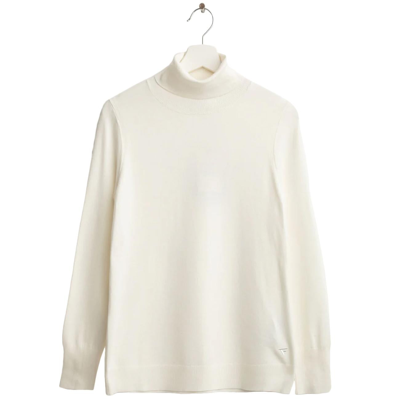 Maglia dolcevita a collo alto FM25W04MD A0002 OFF WHITE FRED MELLO 