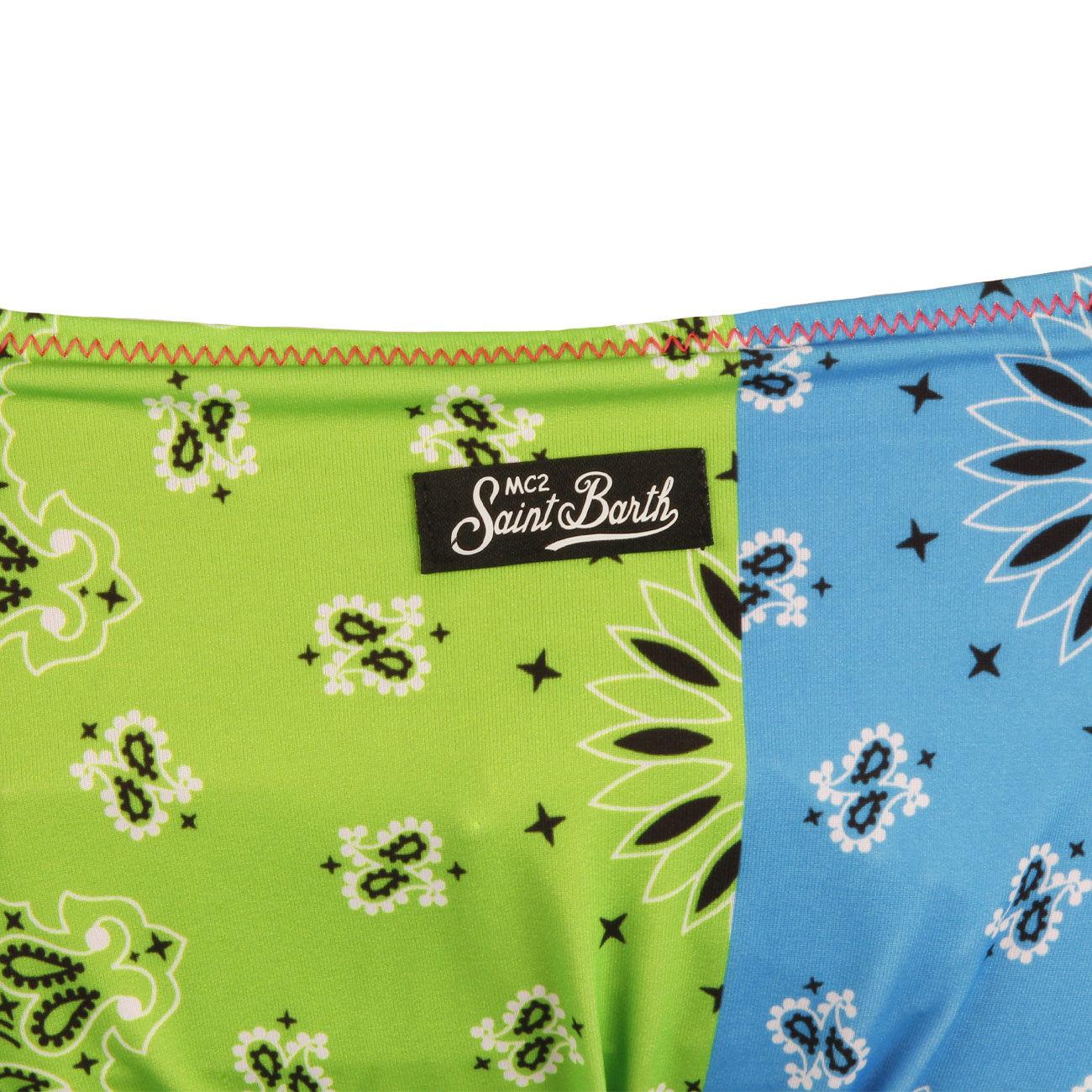 SLIP D. VIRGO STRING SLIP BOTTOM SAINT BARTH VIRGO 00029D BANDANNA ROUND FLUO COL MC2 SAINT BARTH 