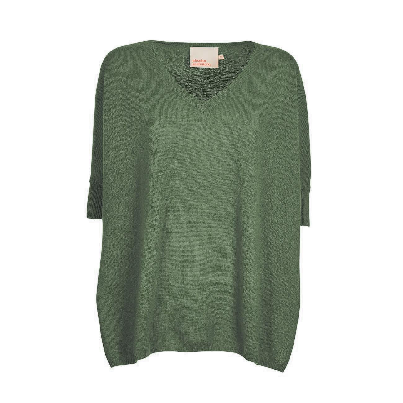 Pull Poncho Astrid Donna Kaki AC142020C KAKI ABSOLUT CASHMERE 