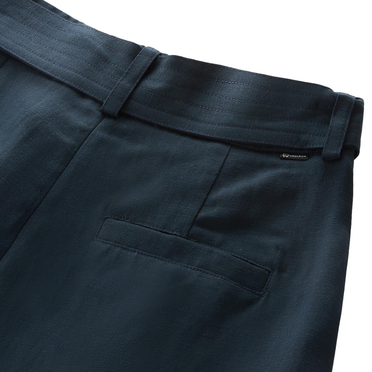 Pantalone In Popeline Di Puro Cotone Donna Melton Blue CFWWTR0174FRUT3027 3989 MELTON BLUE WOOLRICH 