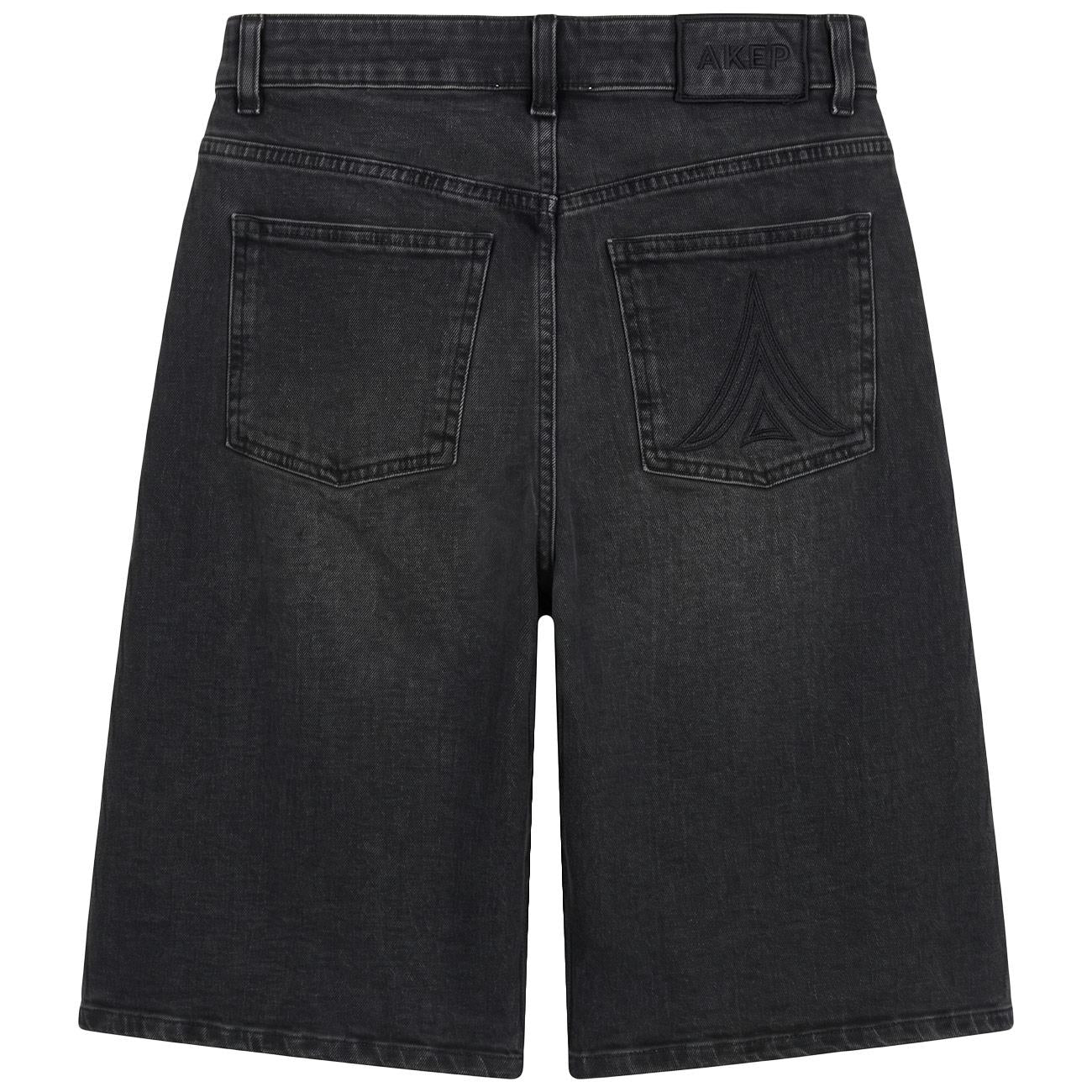 Bermuda In Denim Con Vele BMKD13103 NERO AKEP 