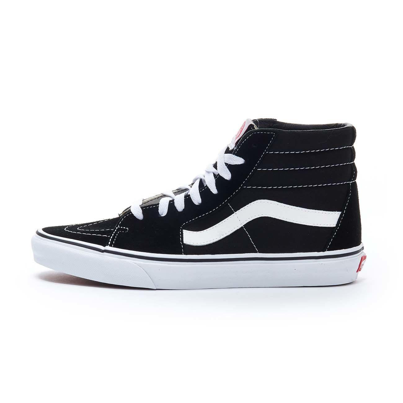 Sneakers Sk8-Hi Uomo Black White VD5IB8C BLACK/BLACK/WHITE VANS 