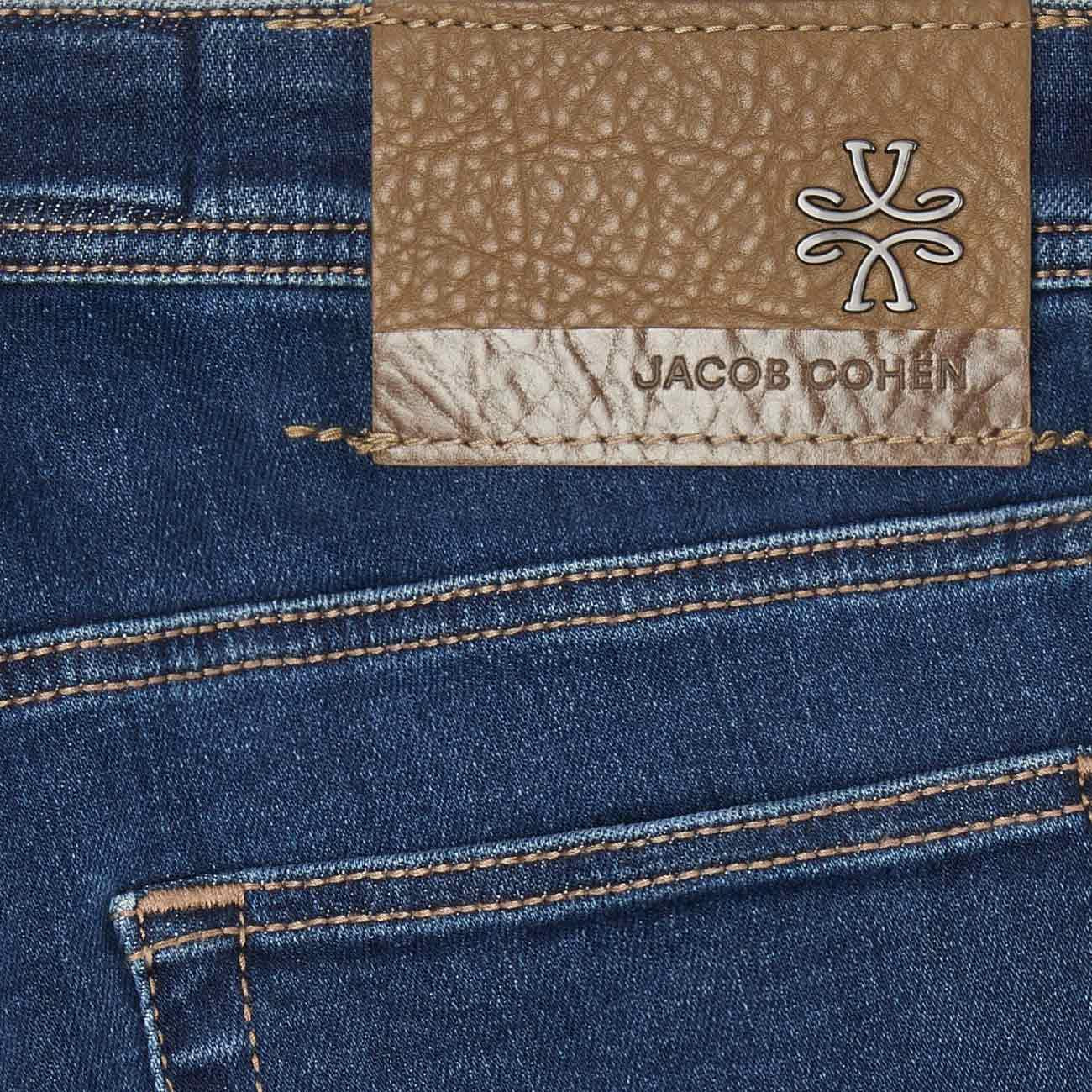 Jeans Nick Slim Stretch Uomo Blu Medio UQE0731P3621 814D JACOB COHEN 