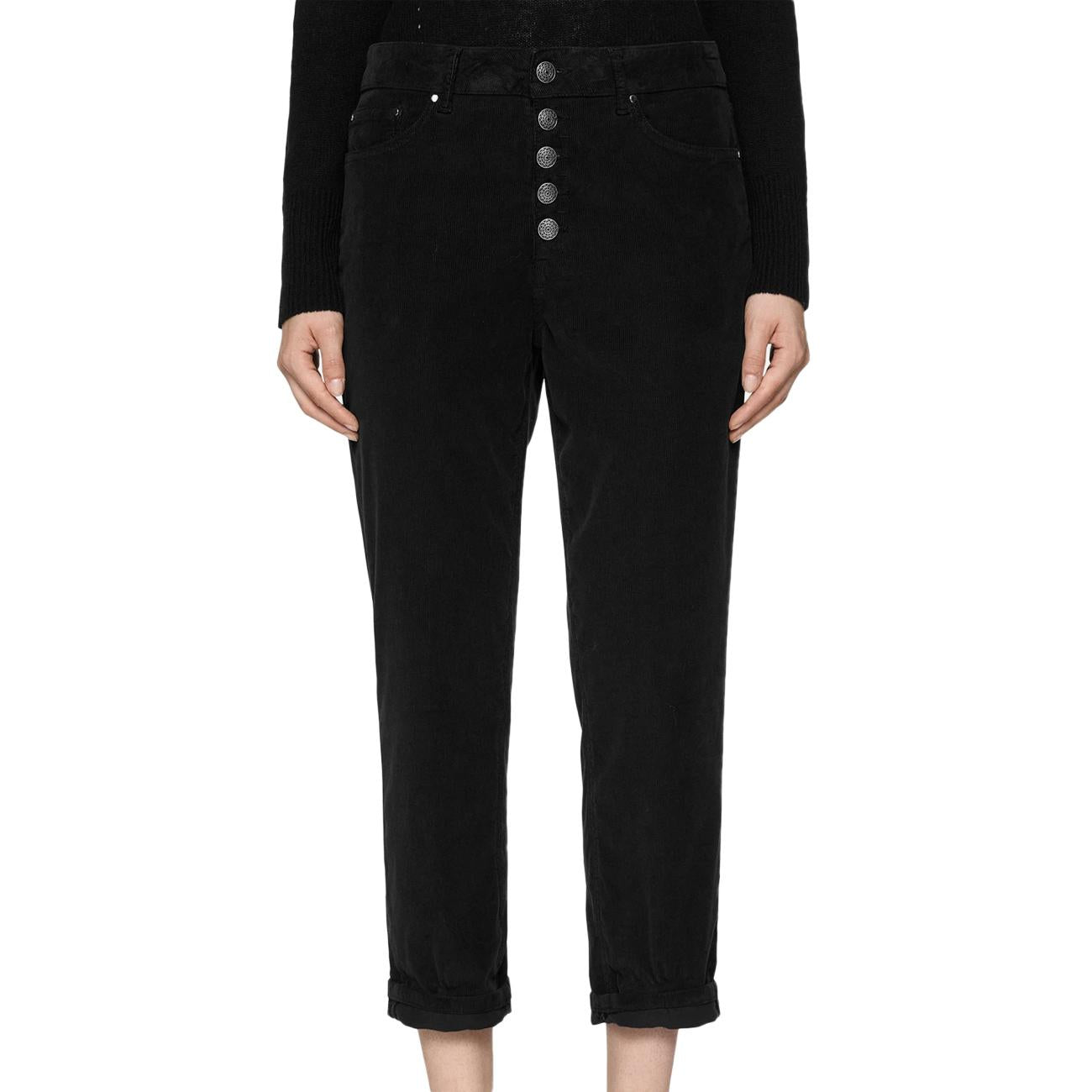 Pantaloni Koons In Velluto DP268B VS0030D BM5 999 NERO DONDUP 