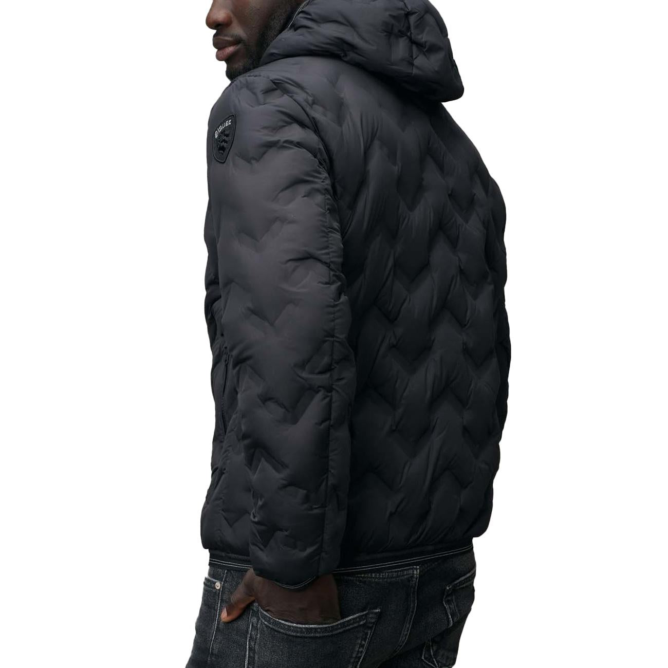 Piumino Pier Uomo Nero 24WBLUC03125 006952 999 NERO BLAUER 