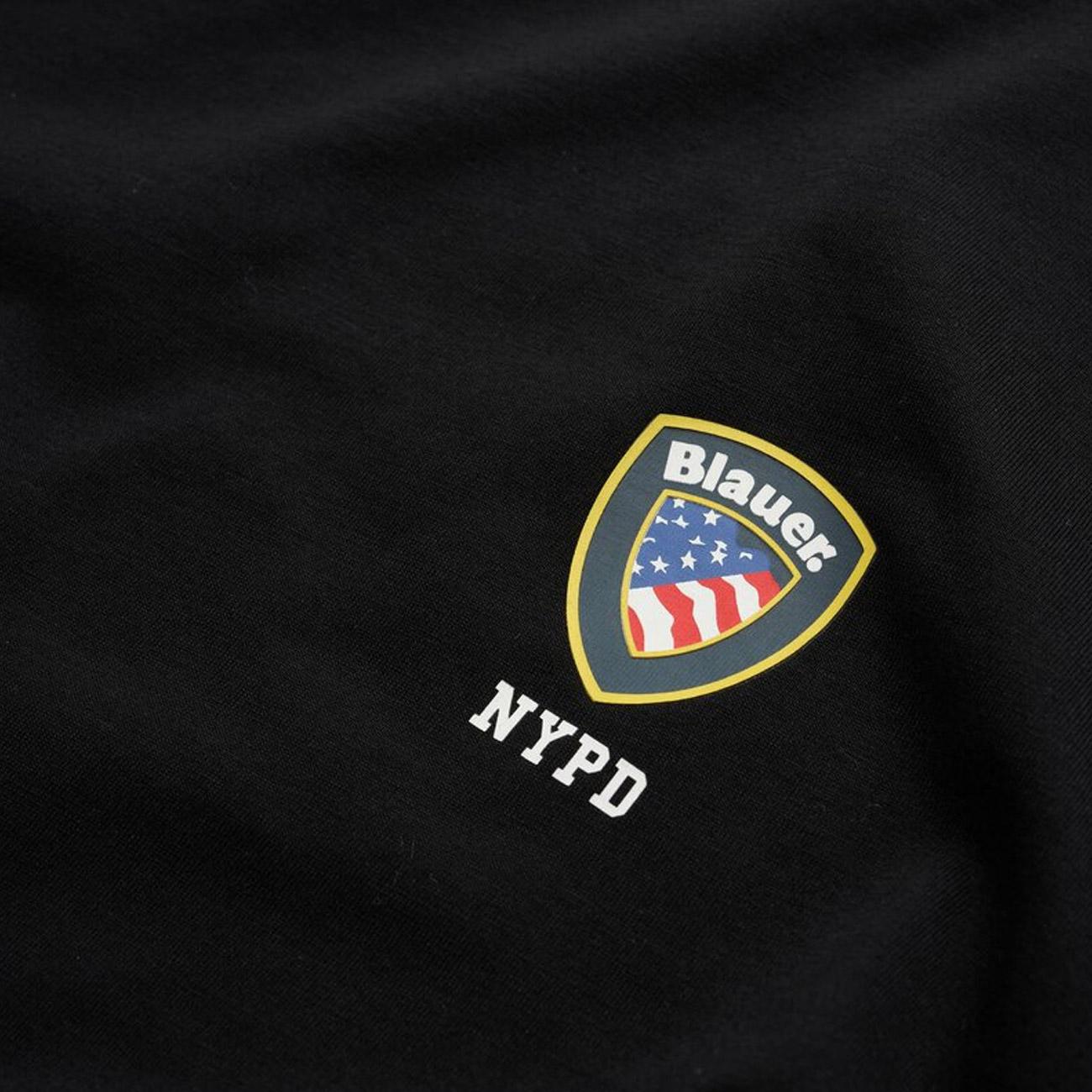 T-Shirt Nypd Irving 25SBLUH02196-004547 999 NERO BLAUER 