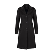 Cappotto Uggioso Monopetto In Lana Doppiata Donna Nero MM/UGGIOSO 013/NERO MAX MARA WEEKEND 