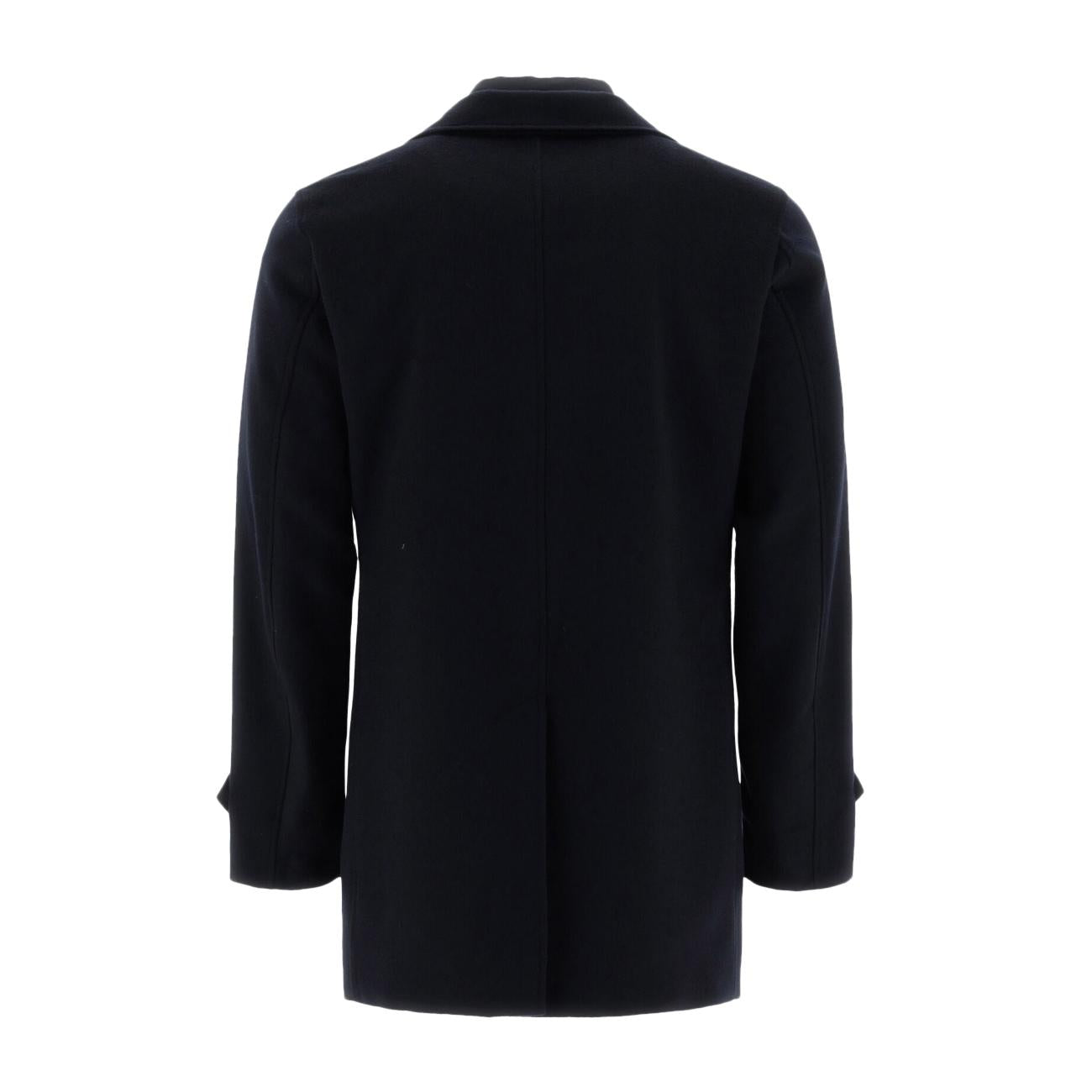 Cappotto Misto Lana Uomo Blu PE000036U33318 9200 BLU HERNO 