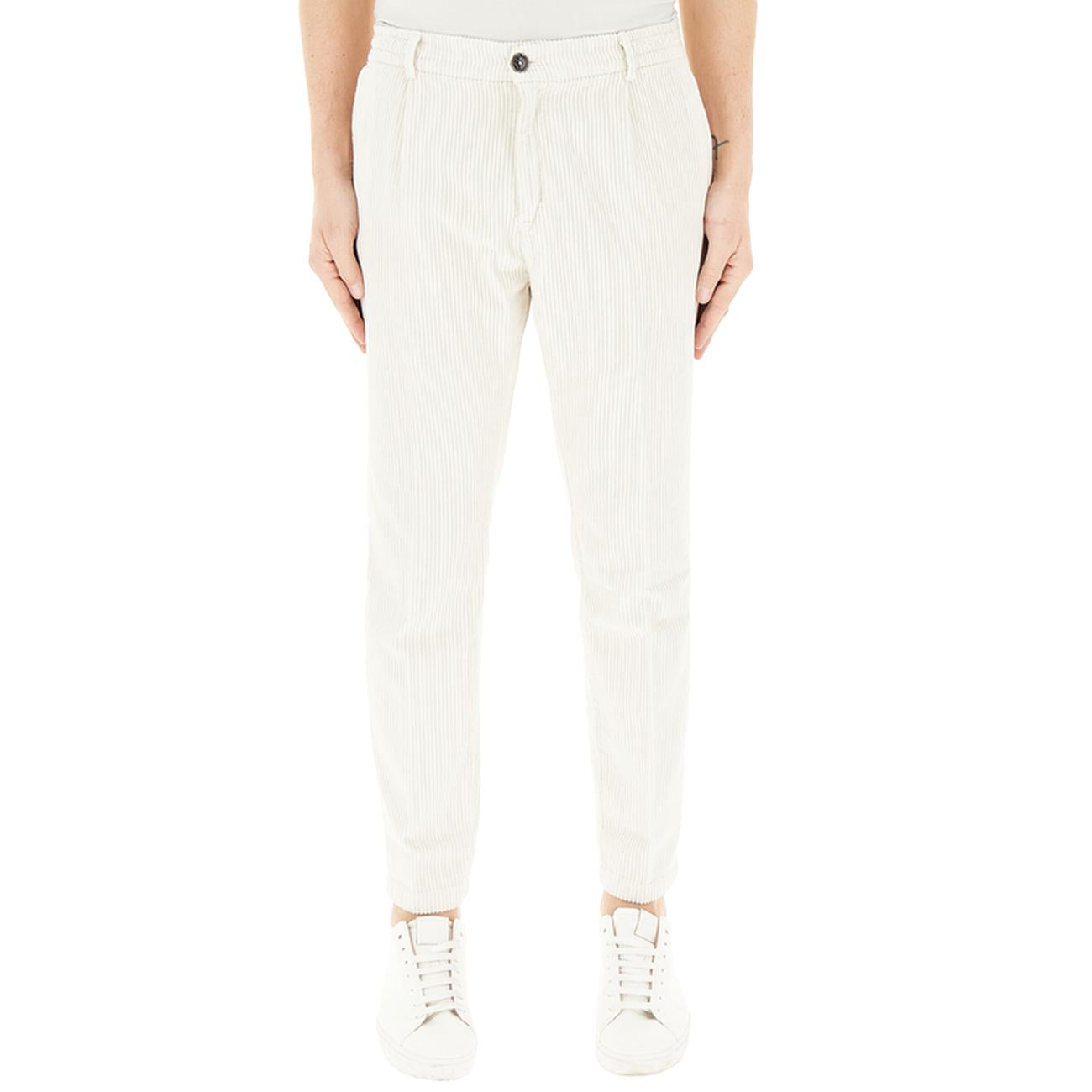 Pantalone Mitte In Velluto MITTE 1610 102 BURRO CRUNA 