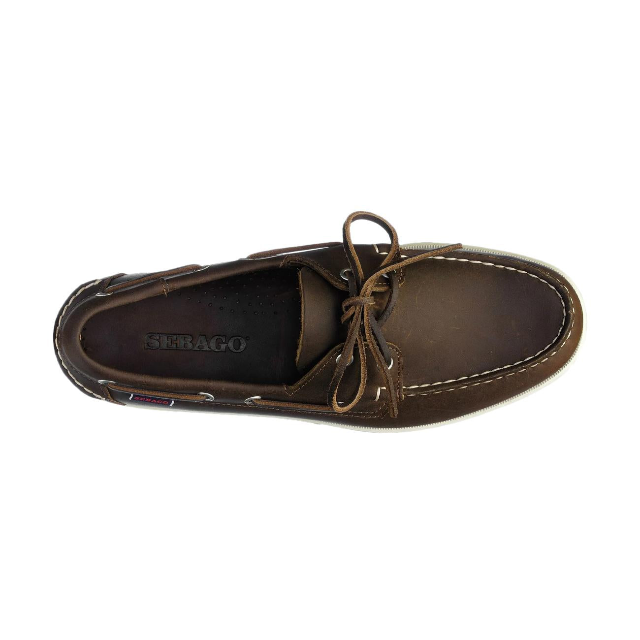 Stringate Docksides Portland Uomo Brown 7111MIW 900 BROWN SEBAGO 