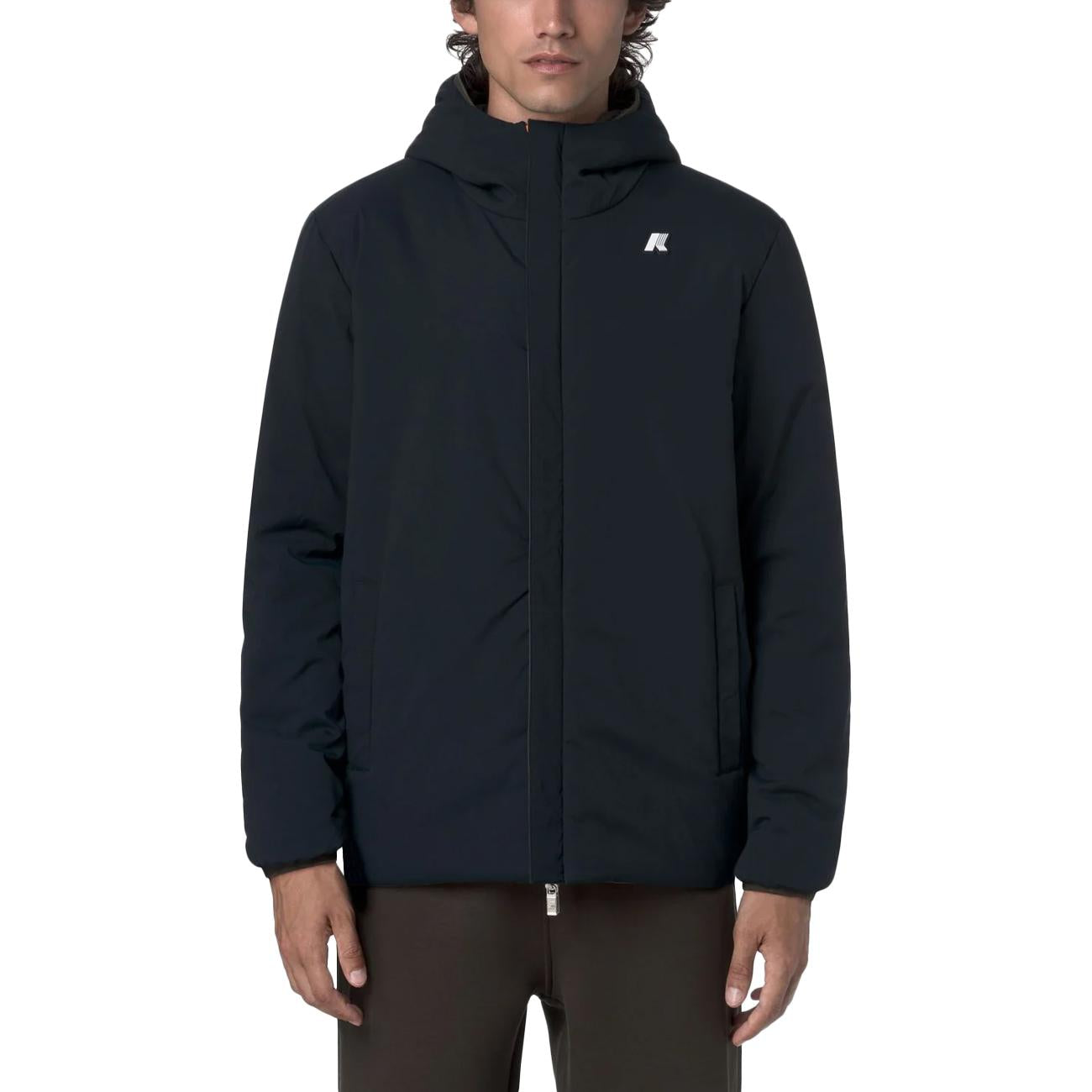 Jack ST Warm Reversible K6128VW B3A BLACK OLIVE K-WAY 