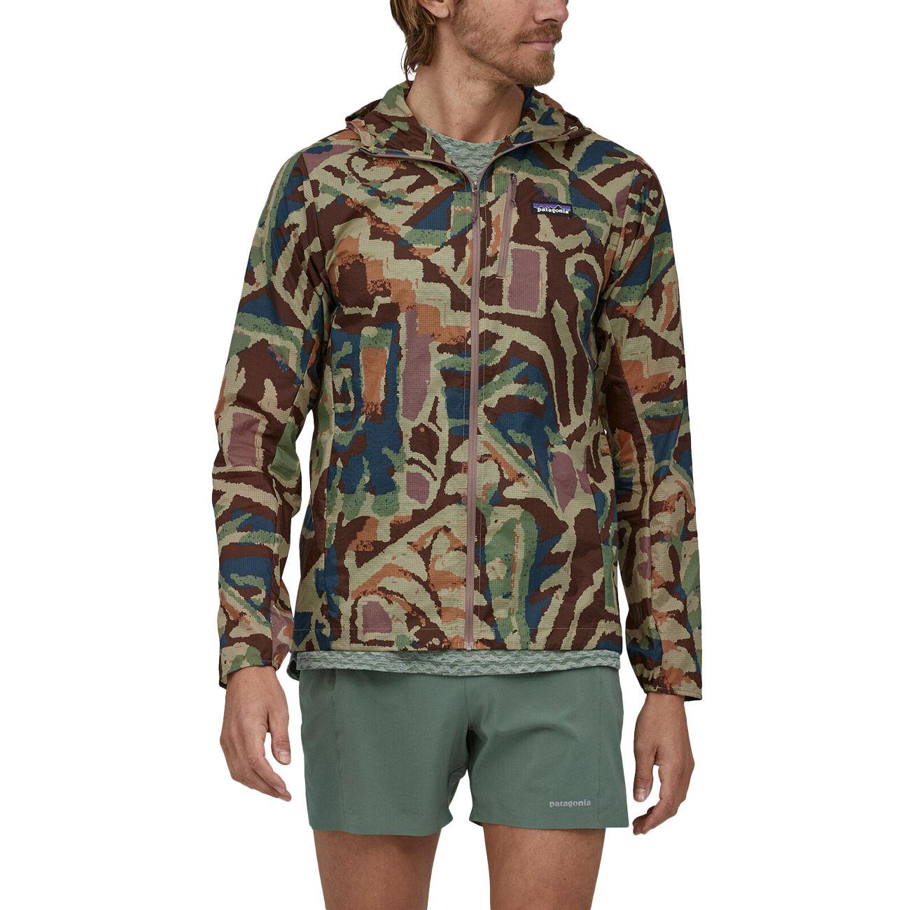 GIACCA U. M`S HOUDINI JACKET 100% NYLON PATAGONIA 24142 TPCO TRHIVING PLANET CON BROWN PATAGONIA 