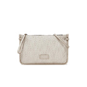 CLUTCH MARCELLA PELLE E TESSUTO GIANNI CHIARINI BS9405PGLPIX 0382 PERLA GIANNI CHIARINI 