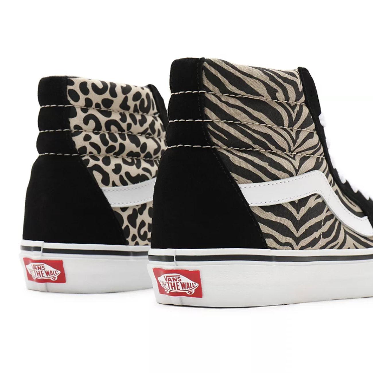 Scarpe Alte Multi Safari Sk8-Hi Donna Mix True White VN0A32QG9XB1 MIX/TR WHITE VANS 