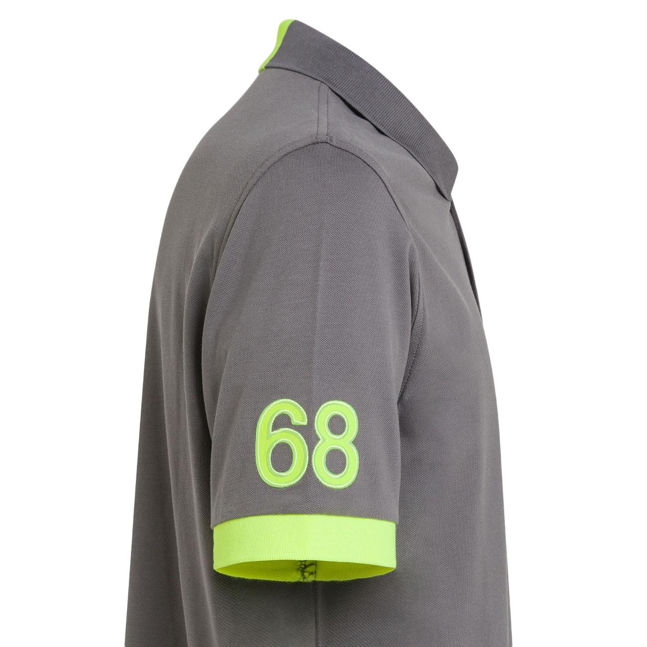 Polo Logo Fluo Uomo Inchiostro A34122 99 INCHIOSTRO SUN68 