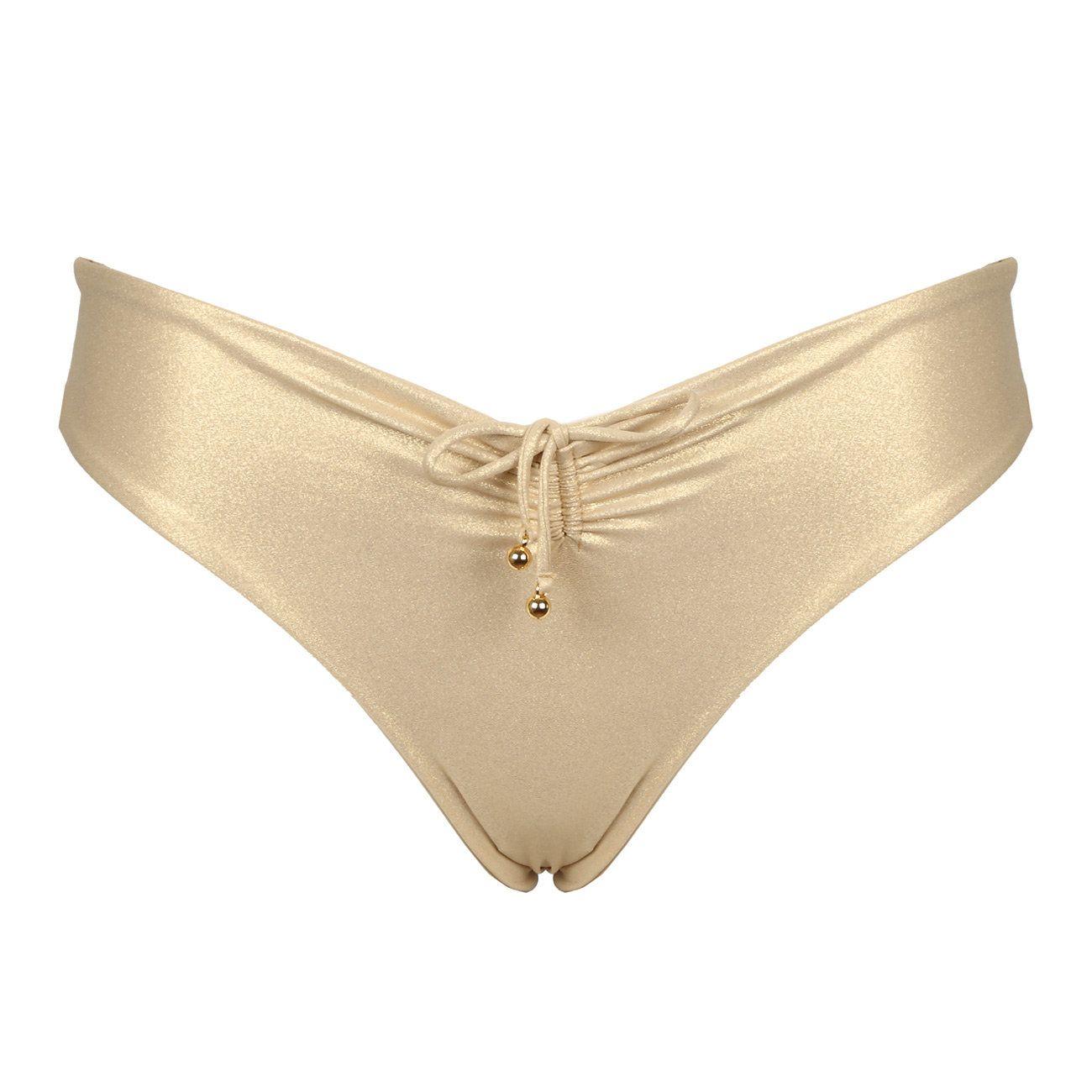 Brasiliana Con Rouches Sul Retro Donna Goldrush LULI/L176M94 316GOLDRUSH LULI FAMA 