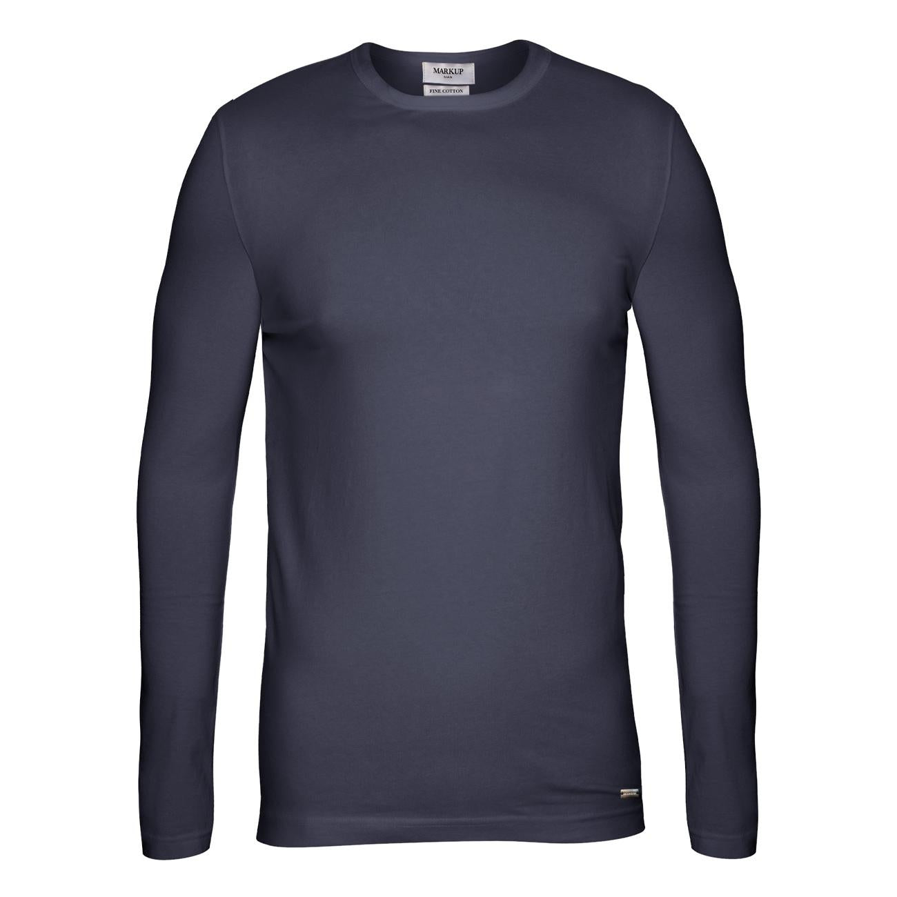 Maglia In Jersey Uomo Blu MK21005 BLU MARKUP 