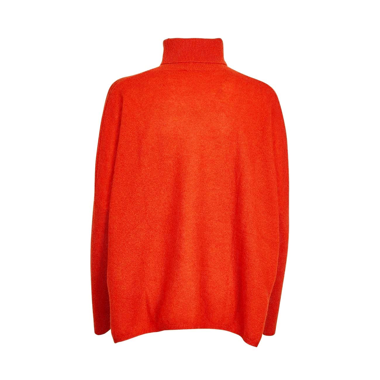 Dolcevita Poncho Clara Donna Coral Fluo AC142011C CORAIL FLUO ABSOLUT CASHMERE 