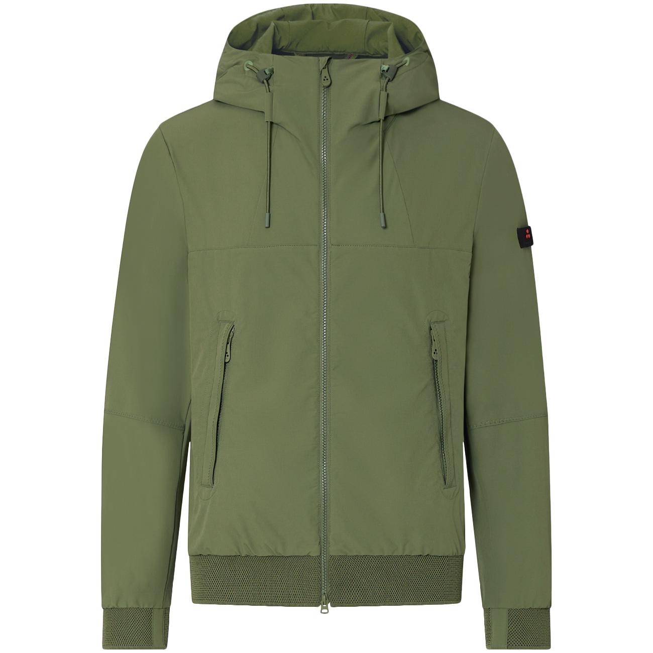 Giacca Uyapo Hybrid Con Cappuccio PEU5746 01192031 471 VERDE MILITARE PEUTEREY 