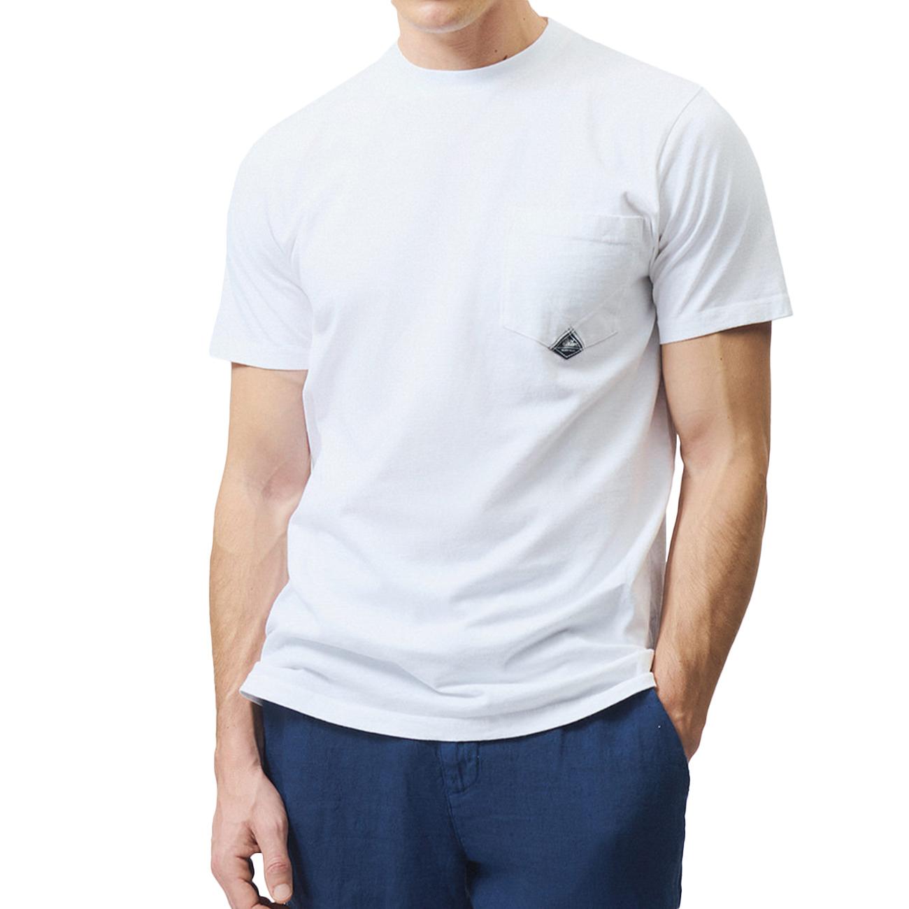 T-shirt Pocket In Jersey RRU634CA160111 C0014 OPTIC WHITE ROY ROGER'S 