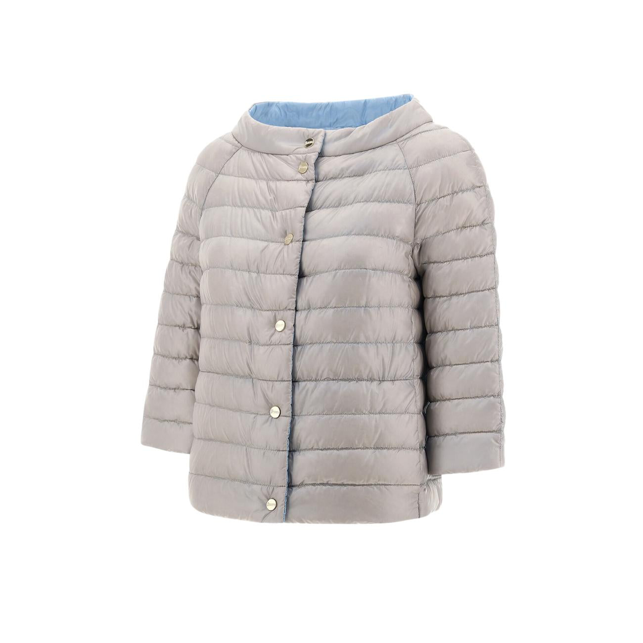 Piumino Corto Revers Donna Lavagna PI0769D12017 9490 LAVAGNA HERNO 