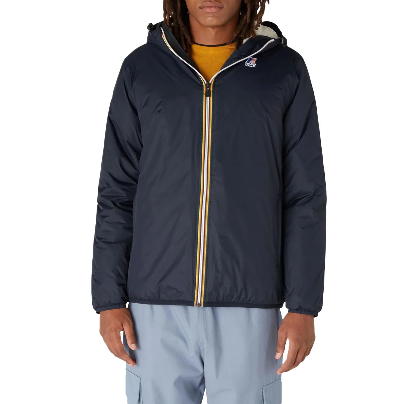 Giubbotto Claude Orsetto Unisex Blu Navy K3118TW K89 BLU NAVY K-WAY 