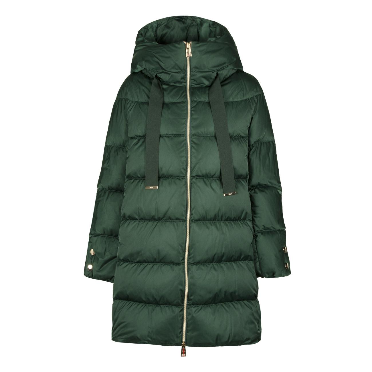 Piumino Svasato Donna Verde Collage PI1304D12170 7970 VERDE COLLAGE HERNO 