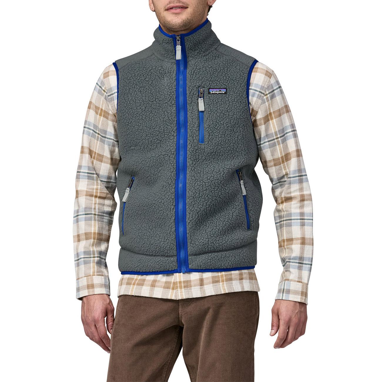 Gilet Retro In Pile Uomo Noveau Green 22821 NUVG NOUVEAU GREEN PATAGONIA 