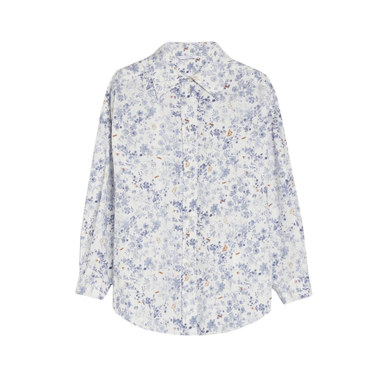 Camicia Rampur In Popeline Stampato Donna Panna IBLUES/71111721200 002PANNA IBLUES 