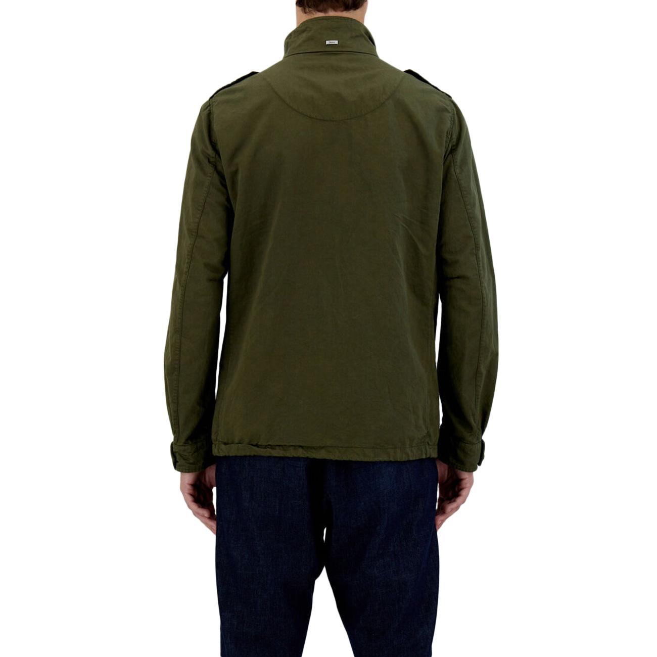 Field Jacket Garment Dyed Uomo Militare FI000112U13147 7730T01 MILITARE HERNO 