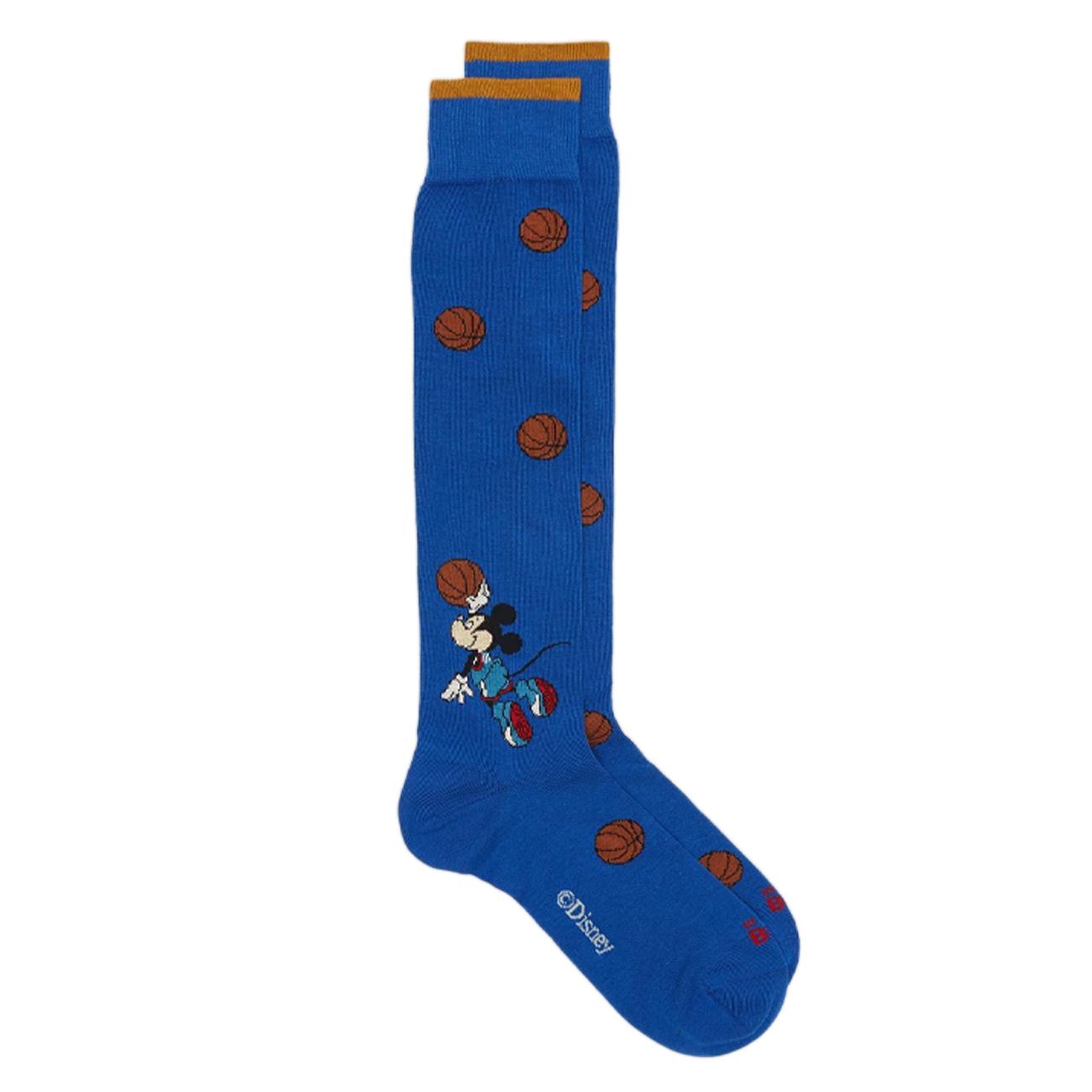 Calze Mickey Basket Unisex Royal Blue FW230007 249 ROYAL BLUE SOX IN THE BOX 