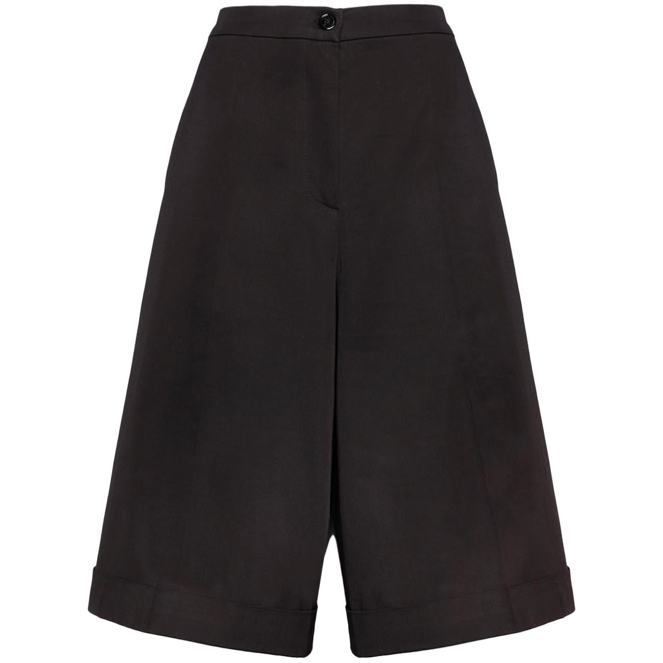 Pantaloncini Corti In Misto Cotone P097P000444N 33 NERO ELENA MIRO' 