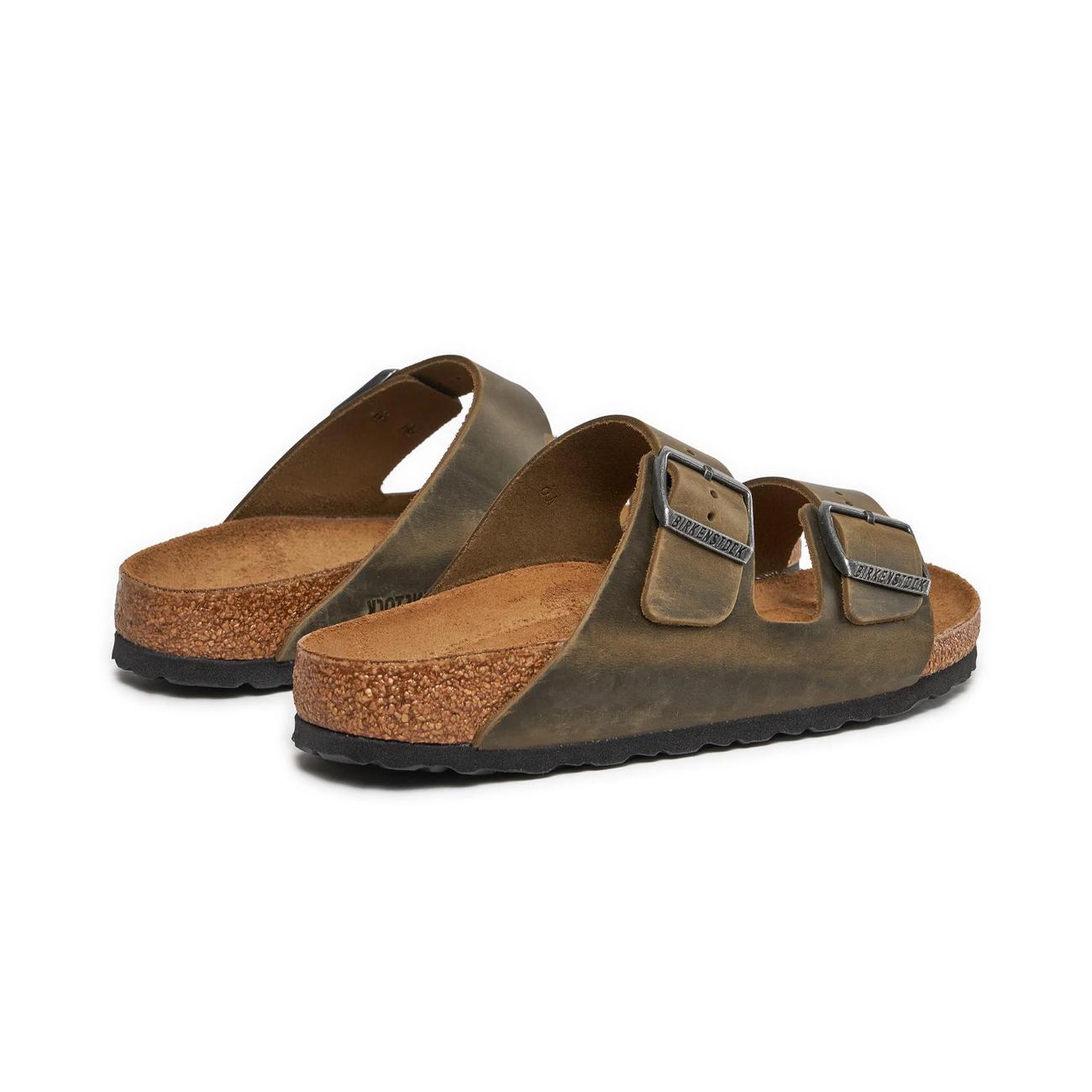 Sandali Arizona Oiled Leather 1027039 FADED KHAKI BIRKENSTOCK 