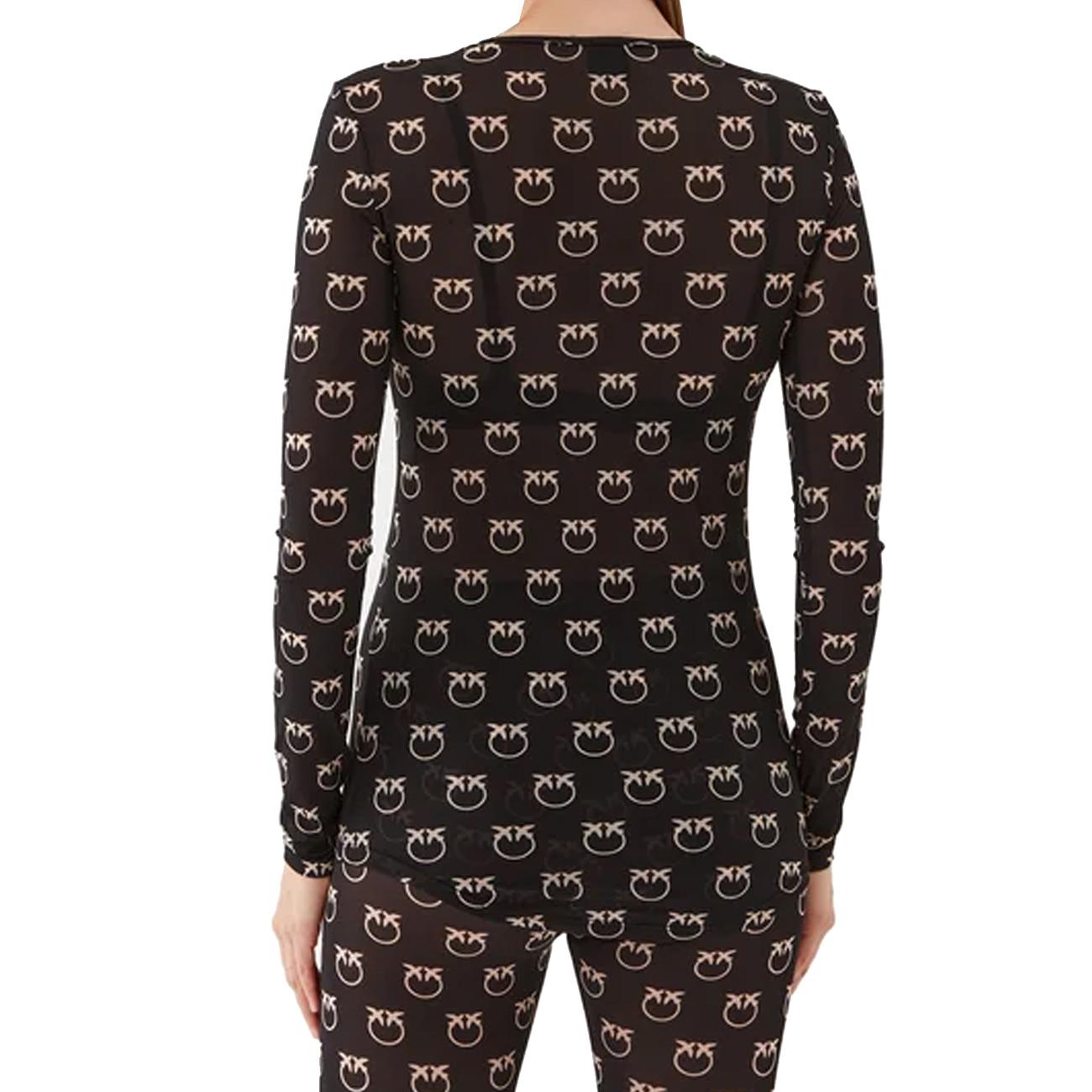 Maglia Berlino Donna Nero Avorio 100639/A13G ZB2 NERO/AVORIO PINKO 